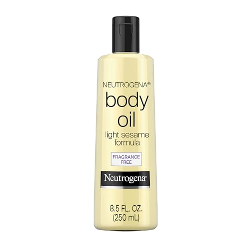 Aceite Corporal Neutrogena, Fórmula Ligera de Sésamo, Sin Fragancia, Hidratación No Grasosa, 8.5 fl oz, 1 Contenedor - imagen 4