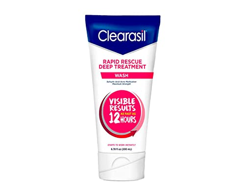 Limpieza Facial Clearasil Rapid Rescue para Acné, Tratamiento Profundo, 2% Ácido Salicílico, 6.78 fl oz - imagen 4