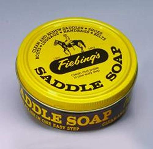 Jabón Amarillo Fiebing's para Cuero (Tin de 3.5 oz) - Limpiador y Acondicionador para Suavizar, Proteger y Restaurar Cuero - Jabón para Asiento de - imagen 1