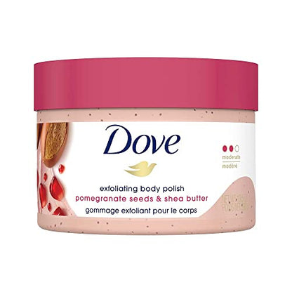 Exfoliante Corporal Dove Scrub de Granada y Manteca de Karité para Piel Suave y Sedosa, 10.5 oz - imagen 3