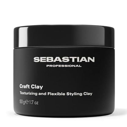 Sebastian Professional Craft Clay para peinados | Arcilla texturizante remoldeable para fijación natural | 1.7 oz | El empaque puede variar - imagen 4