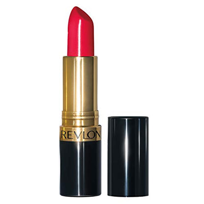 Revlon Super Lustrous Lipstick, Fórmula Cremosa para Labios Suaves y Voluminosos, Sensación Hidratante, Ciertamente Rojo (740), 0.15 oz - imagen 1