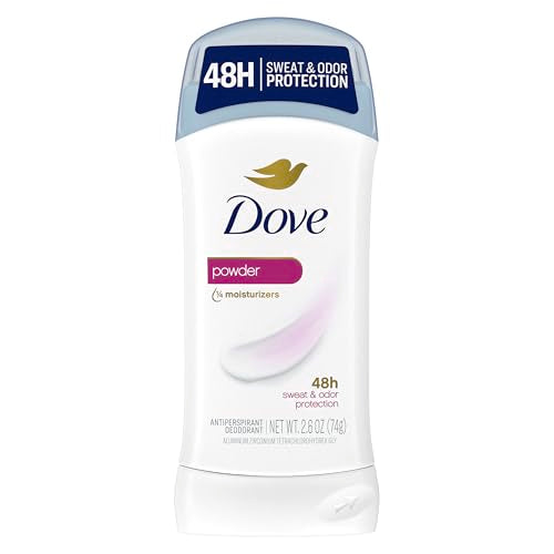 Desodorante Antitranspirante Dove Powder Invisible Solid 2.6 oz (Paquete de 6) - imagen 1