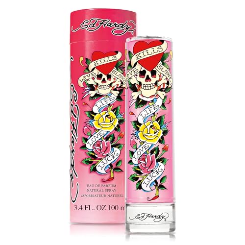 Perfume Ed Hardy para Mujeres, Eau De Parfum Spray con Notas de Ámbar Cálido, 3.4 fl oz - imagen 4