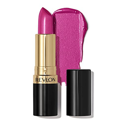 Revlon Super Lustrous Lipstick 457 Wild Orchid, Fórmula Cremosa para Labios Suaves y Voluminosos, Hidratación, 0.15 oz - imagen 3