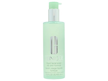 Clinique 3-Step All About Clean Liquid Facial Cleanser Soap | Face Wash For Oily Skin| Skin Type 4, 13.5 Fl Oz - imagen 3
