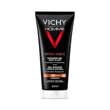 Gel de Ducha Antiinflamatorio Vichy Homme para Hombres con Vitamina C Pura y Ácido Salicílico, Ideal para Piel Sensible - imagen 1