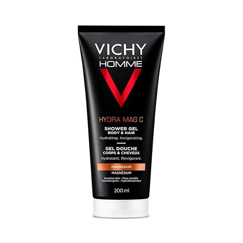 Gel de Ducha Antiinflamatorio Vichy Homme para Hombres con Vitamina C Pura y Ácido Salicílico, Ideal para Piel Sensible - imagen 4