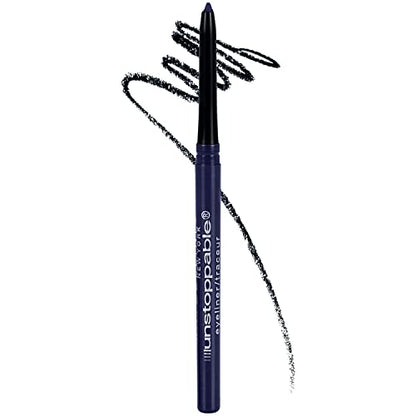 Lápiz de Ojos Mecánico Impermeable Maybelline Unstoppable en Azul, Aplicación Fácil, Deslizamiento Suave, Duración de Hasta 24 Horas, Zafiro - imagen 1