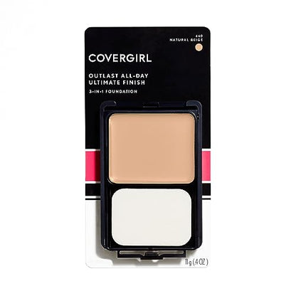 CUBIERTA Outlast Base de Maquillaje Acabado Ultimate Todo el Día, Beige Natural, 0.4 Onzas (Paquete de 1) - imagen 3