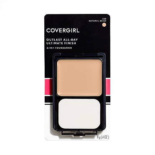 CUBIERTA Outlast Base de Maquillaje Acabado Ultimate Todo el Día, Beige Natural, 0.4 Onzas (Paquete de 1) - imagen 4