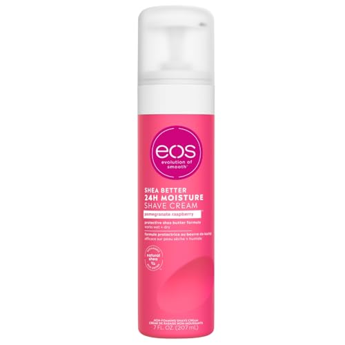 Crema de Afeitar eos Shea Better - Granada y Frambuesa, Crema de Afeitar para Mujeres, Hidratación de 24 Horas, 7 fl oz - imagen 4
