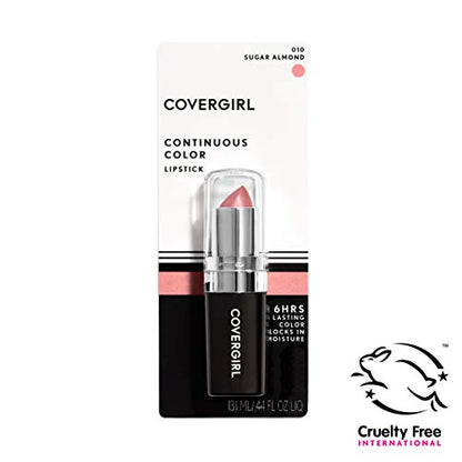 COVERGIRL Labial de Color Continuo Sugar Almond 010, 3.7 g (el empaque puede variar) - imagen 2