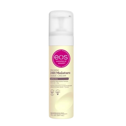 Crema de Afeitar eos Shea Better - Vanilla Bliss, Crema de Afeitar para Mujeres, Hidratación de 24 Horas, 7 fl oz - imagen 2