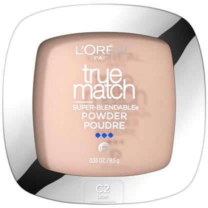 L'Oreal Paris True Match Polvo de Base Super Mezclable Sin Aceite, C2 Claro, 9.4 g, El Empaque Puede Variar - imagen 4