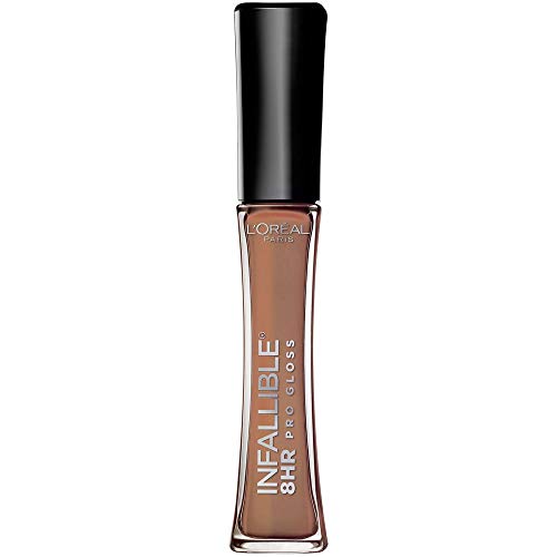 L'Oreal Paris Maquillaje Infallible Brillo Labial Hidratante de 8 Horas, Dulce De Leche, 0.21 Fl Oz - imagen 2