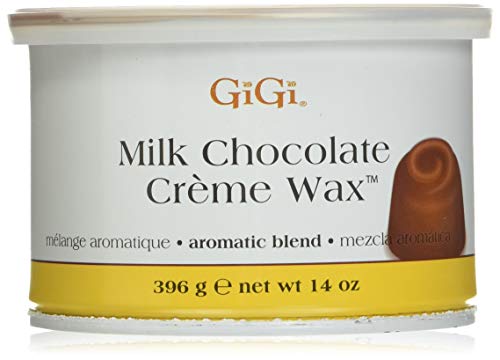 Cera Depilatoria GiGi de Chocolate con Leche - Cera Suave para Pelo Grueso, con Extracto de Semilla de Cacao, 14 oz, para Cara, Cuerpo y Piel Sensible - imagen 1