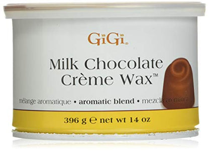 Cera Depilatoria GiGi de Chocolate con Leche - Cera Suave para Pelo Grueso, con Extracto de Semilla de Cacao, 14 oz, para Cara, Cuerpo y Piel Sensible - imagen 2