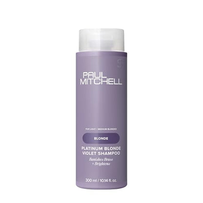 Champú Violeta Paul Mitchell Platinum Blonde, Elimina Brass y Aclara, Ideal para Cabello Rubio Claro a Medio, Plateado, Gris o Blanco, 10.14 fl oz - imagen 2
