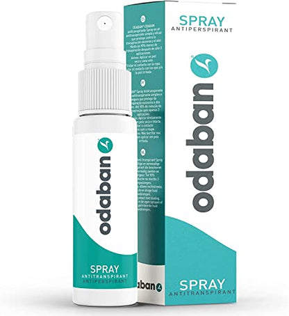 Spray Antitranspirante Odaban, Fuerza Clínica con Cloruro de Aluminio, Tratamiento para Hiperhidrosis, Sin Fragancia - imagen 3