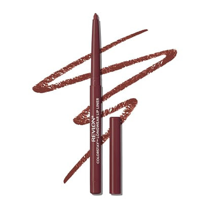 Lápiz Labial Revlon Colorstay con Sacapuntas Integrado, Colores Intensos de Larga Duración, Aplicación Suave, 645 Chocolate, 0.01 oz - imagen 1