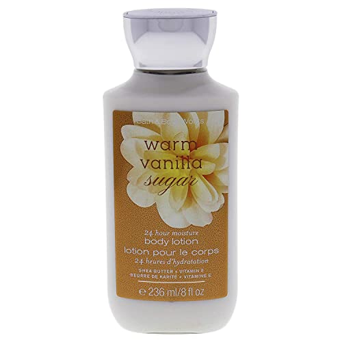 Loción Corporal Bath & Body Works Warm Vanilla Sugar, Hidratante Diario Ligero con Manteca de Karité y Aceite de Coco, Aroma de Azúcar Espumoso y - imagen 3