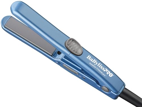 Plancha de Pelo BaBylissPRO Nano Titanium Mini, Alisador de 0.5 para Todos los Tipos de Cabello, Ideal para Viajes y Retocar - imagen 1