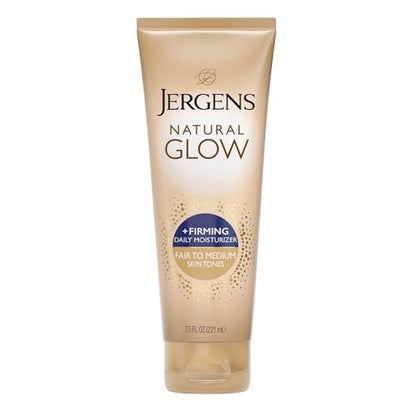Jergens Natural Glow Hidratante Diario Reafirmante, Para Tonos de Piel Claros a Medios, 7.5 oz - imagen 3