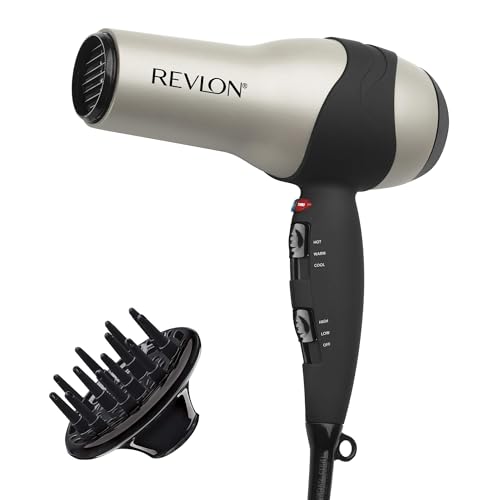 Secador de Pelo REVLON Turbo | 1875 Watts, Brillo Máximo, Secado Rápido (Plata) - imagen 1