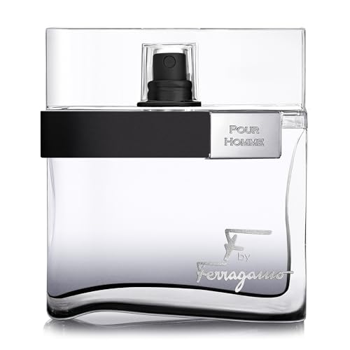 Salvatore Ferragamo F Black Eau De Toilette Spray para Hombre, 1.7 Fl Oz - imagen 1
