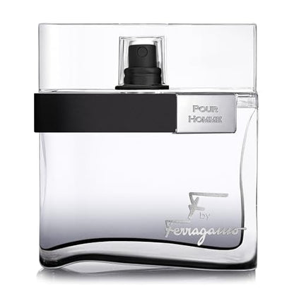 Salvatore Ferragamo F Black Eau De Toilette Spray para Hombre, 1.7 Fl Oz - imagen 1