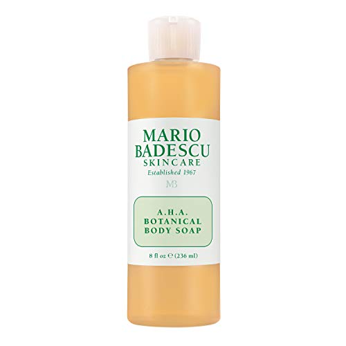Gel de Ducha Botánico AHA de Mario Badescu, Limpiador Hidratante y Exfoliante Suave con Ácido Glicólico y Enzimas Frutales, 8 Fl Oz - imagen 1