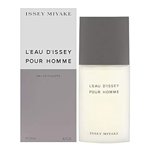 Issey Miyake L'Eau d'Issey Pour Homme Eau de Toilette - Fragancia Masculina - Fresca y Pura - Notas de Yuzu, Nuez Moscada y Sándalo - 4.2 oz - imagen 1