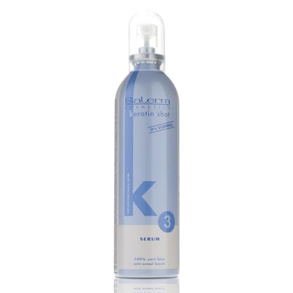 SALERM - Hair Serum - Keratin Shot Finish Serum - 100 ml - Final Touch for Keratin Shot - Conditioning and Shine - Anti-Frizz - Repairs Split Ends - E - imagen 1