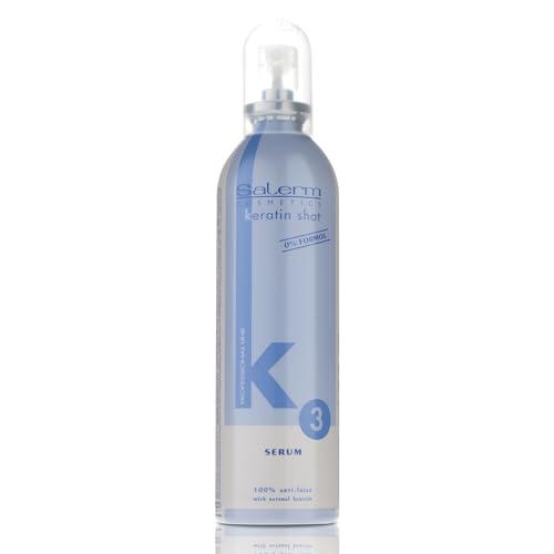 SALERM - Hair Serum - Keratin Shot Finish Serum - 100 ml - Final Touch for Keratin Shot - Conditioning and Shine - Anti-Frizz - Repairs Split Ends - E - imagen 4
