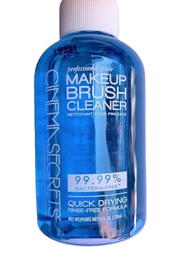 Cinema Secrets Limpiador de Brochas de Maquillaje Original Blue Vanilla - Solución Profesional, Secado Rápido y Sin Enjuague - Elimina Maquillaje - imagen 4