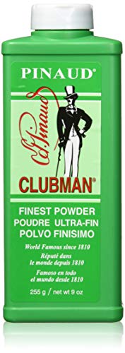 Clubman Pinaud Polvo Corporal Fino para Hombres – Control de Sudor y Olores, Absorbente de Humedad, Almidón de Maíz y Óxido de Zinc, 9 oz, 1 Paquete - imagen 2