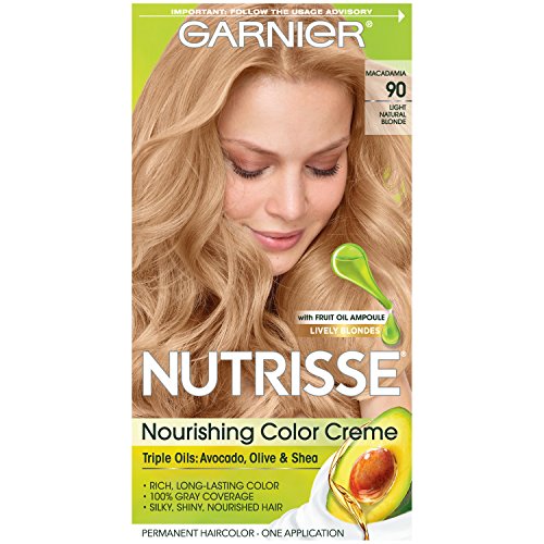 Crema Colorante para el Cabello Garnier Nutrisse, 90 Rubio Natural Claro (Macadamia) (El Empaque Puede Variar) - imagen 2
