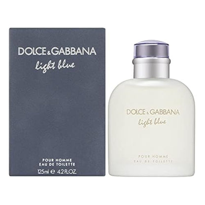 Dolce & Gabbana Eau de Toilettes Spray, Light Blue, 4.2 Fl Oz For Men or/and Pour Homme - imagen 2