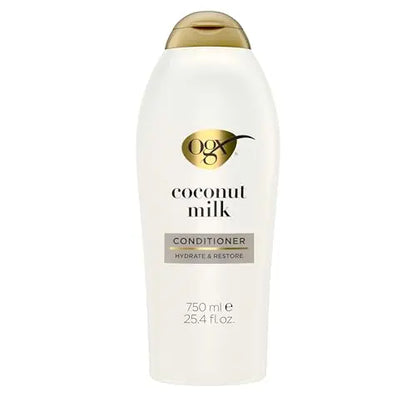 Acondicionador OGX Nourishing + Coconut Milk, Hidratante y Restaurador, Suaviza el Cabello Desde el r Uso, Libre de Parabenos y Sulfatos, 25.4 fl. oz - imagen 2