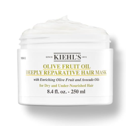 Mascarilla Kiehl's Olive Fruit Oil para Cabello Seco y Dañado - Tratamiento Reparador Profundo Unisex - 8.4 oz - imagen 4