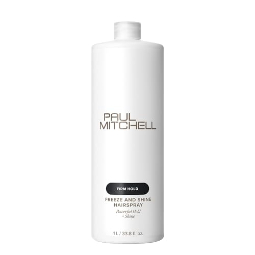 Laca para el cabello Paul Mitchell Freeze and Shine, Fijación Poderosa + Brillo, Para Cabello Grueso, 33.8 fl oz - imagen 4