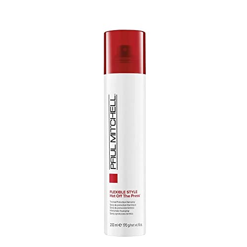 Paul Mitchell Hot Off The Press Protector Térmico, Resistencia a la Humedad, Sujeción Flexible y Acabado Natural, Para Todo Tipo de Cabello, 6 oz - imagen 1