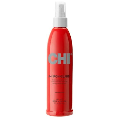 CHI 44 Iron Guard Spray Térmico para Cabello, Protección contra el Daño por Calor con Minerales Cerámicos, Control de Frizz y Brillo, 8 Fl Oz - imagen 1