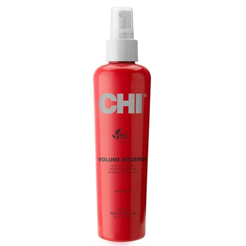CHI Volume Booster Glaze Líquido, Fijación Flexible para Volumen y Cuerpo, Cabello de Apariencia Más Gruesa, Libre de Sulfatos y Parabenos, 8 Oz - imagen 1