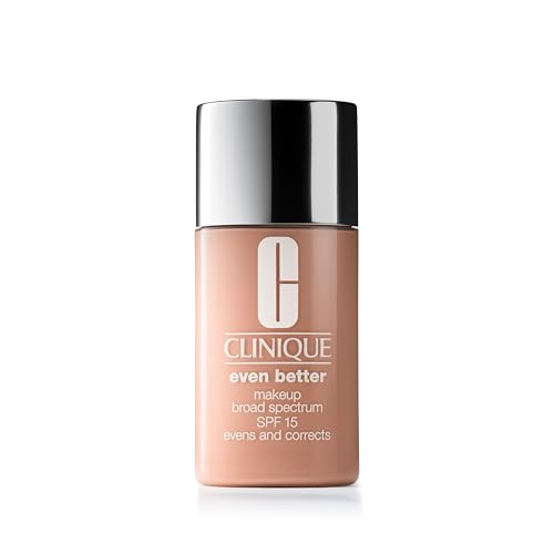 Base líquida Clinique Even Better con SPF 15 y Vitamina C para piel seca y mixta | Cobertura media y acabado natural | Unifica el tono de piel y - imagen 3