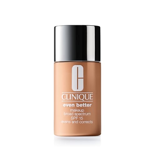 Base líquida Clinique Even Better con SPF 15 y vitamina C para piel seca y mixta | Cobertura media y acabado natural | Unifica el tono de piel y - imagen 2