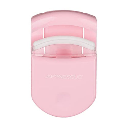 Curlador de Pestañas de Viaje JAPONESQUE, Rosa - Curlador de Pestañas de Plástico para Maquillaje de Viaje, Incluye Almohadilla de Repuesto - 1 - imagen 2