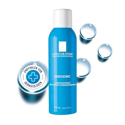 Tónico Facial La Roche-Posay Serozinc para Piel Grasa con Zinc, Spray Matificante y Tónico para Piel Acneica, Sin Alcohol, 5 Fl Oz (1 Unidad) - imagen 4