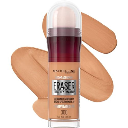 Base Maybelline Instant Age Rewind Eraser con SPF 20 y ProVitamin B5 Hidratante, Tono 300, 1 Unidad (El Empaque Puede Variar) - imagen 2